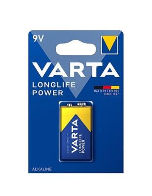 Varta Longlife Power Alkaline 9V Pil - 1