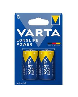 Varta Longlife Power C Orta Boy Alkalin Pil 2'li - 1