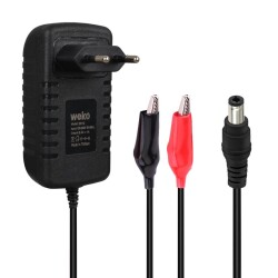  Weko 8.4 Volt - 1 Amper 5.5x2.5 Uçlu + Krokodil Aparatlı Yerli Üretim Akü Şarj Cihazı - 2