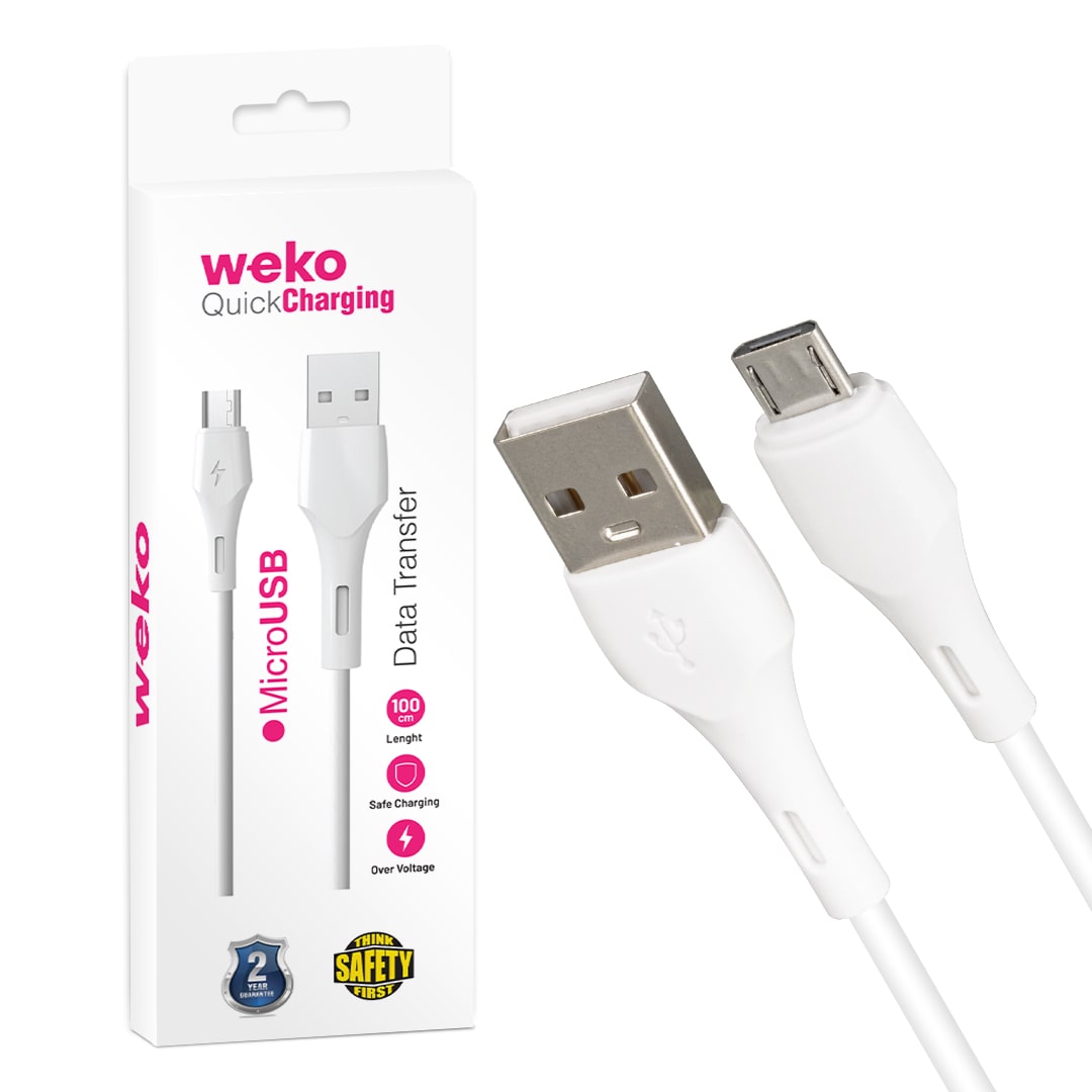 WEKO WK-22017 USB TO MICRO USB 1 MT ŞARJ KABLOSU KUTULU (NO:5) - Weko