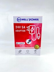 WELLPOWER WP-2405P Adaptör 24 Volt 5 Amper - Wellpower