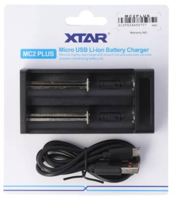XTAR MC2 İkili Pil Şarj Aleti 18650 21700 Li-ion Akıllı Şarj Cihazı USB - 4