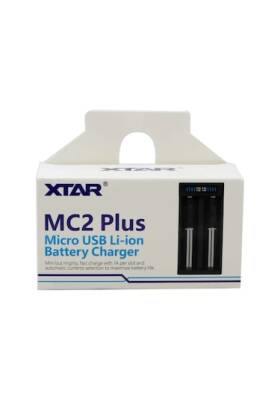 XTAR MC2 Plus Pil Şarj Aleti 18650 21700 Li-ion Akıllı Çiftli Şarj Cihazı USB - 1
