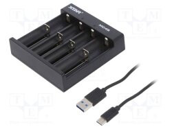 XTAR MC4S Pil Şarj Aleti 4 Slot 18650 21700 Li-ion Akıllı Hızlı Şarj Cihazı USB-C - 2