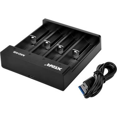 XTAR MC4S Pil Şarj Aleti 4 Slot 18650 21700 Li-ion Akıllı Hızlı Şarj Cihazı USB-C - 4