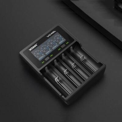 XTAR VC4SL LCD Ekranlı Pil Şarj Aleti 4'lü 18650 21700 Li-ion Ni-MH Akıllı Hızlı Şarj - 2