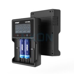 XTAR VC4SL LCD Ekranlı Pil Şarj Aleti 4'lü 18650 21700 Li-ion Ni-MH Akıllı Hızlı Şarj - Xtar