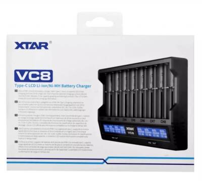 Xtar VC8 Taşınabilir Pil Şarj Aleti - 1